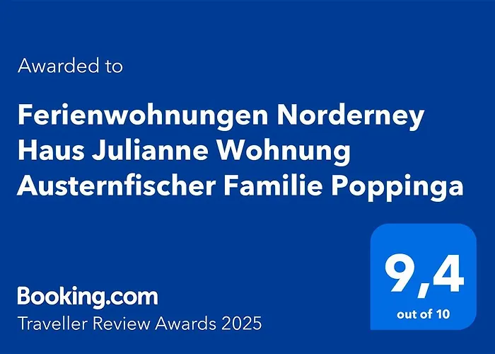 Haus Julianne Austernfischer Familie Poppinga * Norderney